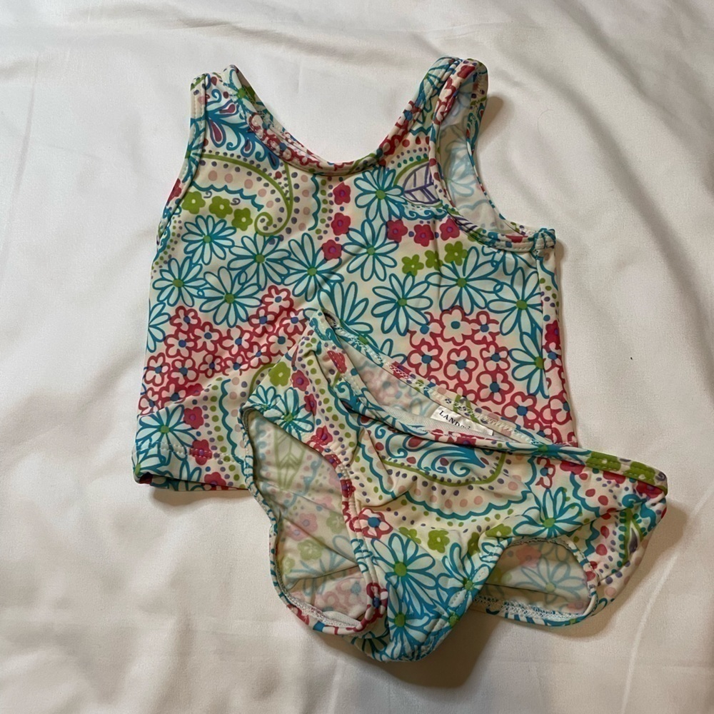 🐶🐶Toddlers Lands End size 2T bikini swimsuit🐶🐶
